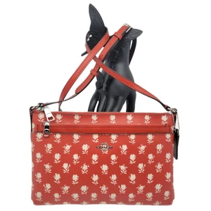 Cartera Bandolera Coach East West Carmine Badlands Floral Swingpack + Bolsa Pop Up - Imagen 1 de 8