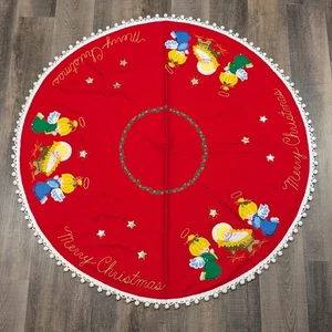 Vintage fertig Bucilla Schmuck Weihnachten Engel Baum Rock Krippe 48775 54" - Bild 1 von 7