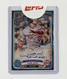 Juan Soto 2019 Topps Gypsy Queen Blue Auto /150 #GQA-JS Nationals Autograph - Picture 1 of 2