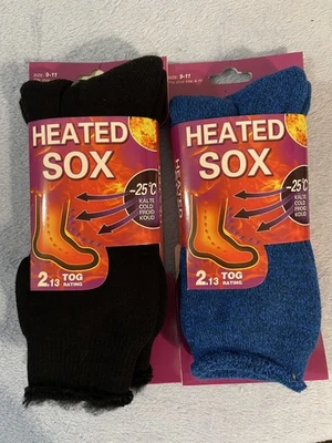 Calcetines térmicos para mujer 2 pares 2,13 clasificación TOG -25 C talla 9-11 zapato talla 4-10 Foto 1 de 4