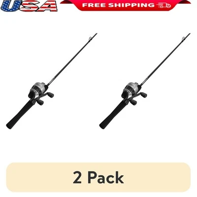 Spincast Fishing Rod Reel Combo 6ft 2pc Moderate Fast Action All Metal Gears New - Image 1 of 4