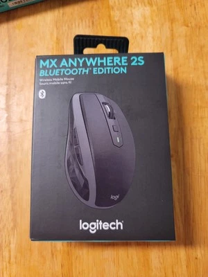Logitech MX Anywhere 2S Bluetooth Edition Wireless Mouse, Black - Image 1 of 4