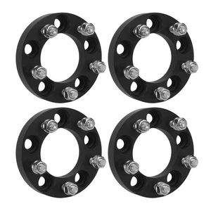 (4) 1" Wheel Spacer 5x4.5" 82.5mm 1/2"x20 For 2011-2019 Ford Explorer Ford Edge - Picture 1 of 13