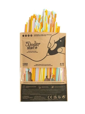 3Doodler Start + Recarga de hebras de plástico ecológico, fuego y hielo 250 PACK de filamento  Foto 1 de 2