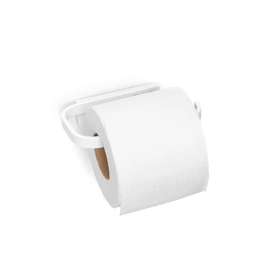 Brabantia Mindset Wall Mount Toilet Roll Holder Mineral White Bathroom Tissue... Foto 1 de 4