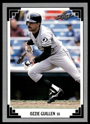 1991 Leaf Ozzie Guillen #331 Chicago White Sox - Image 1 of 2