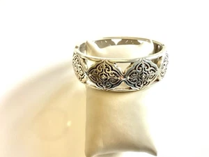 Brighton Armreif mit Scharnier klare Kristalle Silber - Bild 1 von 6