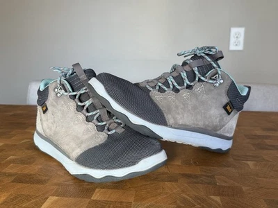 Bota de Senderismo Teva Arrowood Mid Impermeable para Mujer Talla 9 Gris Gris Teal Azul Foto 1 de 4