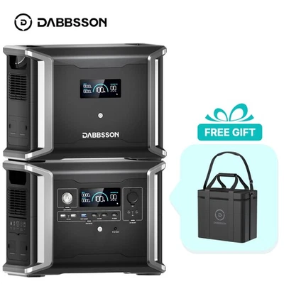 Central Eléctrica Portátil Dabbsson 3030Wh Generador Solar con Batería de Respaldo Extra Foto 1 de 4