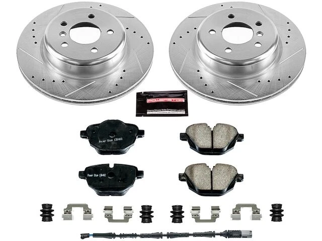 Kit de pastillas de freno trasero y rotor para BMW 535d xDrive 2015 YZ487XD 2014-2016 Foto 1 de 1