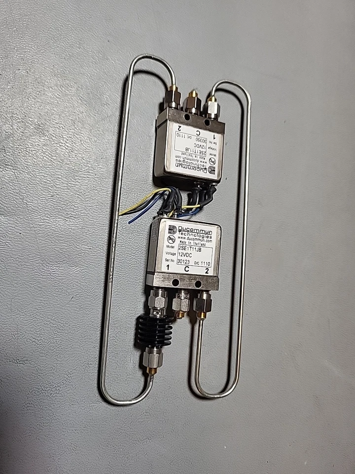 RF Ducommun Relay SMA DC to 26.5 GHz DC 2SE1T11JB MCL 14dB Attenuator - Image 1 of 2