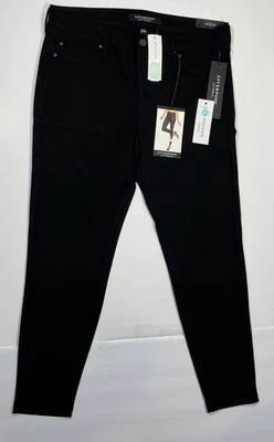 LIVERPOOL WOMEN'S JACQUELINE SKINNY STRETCH PANT Leggings BLACK Sz Petite 10/30 - Image 1 of 4