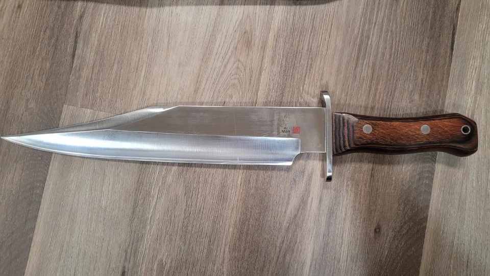 Cuchillo Bowie Al Mar 9006 Alaskan, con funda - Hermoso Estado Foto 1 de 4