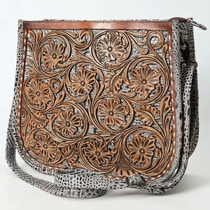 AD ADBG1566 Large Crossbody Hand Tooled Genuine Leather Women Bag Western - Picture 1 of 8