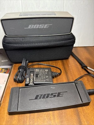 Altavoz Bluetooth Portátil Bose SoundLink Mini Plateado, Probado y Funcionando Foto 1 de 4