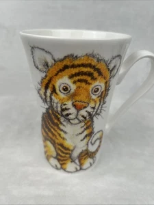Seltener ROY KIRKHAM "Don't Feed The Animals" Tigerjunges Becher groß Bone China - Bild 1 von 9