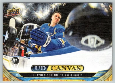 BRAYDEN SCHENN 2024-25 UPPER DECK UD CANVAS 24-25 #C89 NRMINT+       71928 - Image 1 of 2