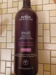 AVEDA Invati Advanced Exfoliating Shampoo RICH 33.8oz/liter, Fresh, Quick Ship! - Picture 1 of 1