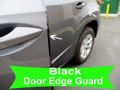 Fit 2009-2018 Fiat BLACK Door Edge Protector Guard Moulding 4pcs - Image 1 of 4