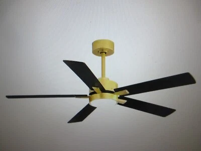 Breezary Charlie 52 in. LED Indoor Gold Ceiling Fans with Light & Remote - Image 1 of 4