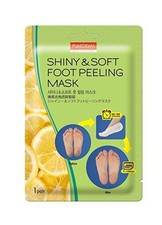 3 Pairs Shiny and Soft Purederm exfoliating Foot Peeling Mask Peels Away Call.