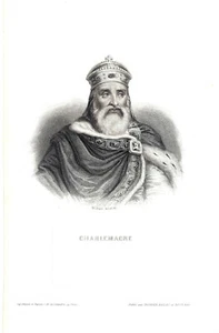 Charlemagne - Waltner del. et sc. - 1860 - Foto 1 di 1