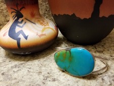 Sterling Silver Turquoise Bracelet