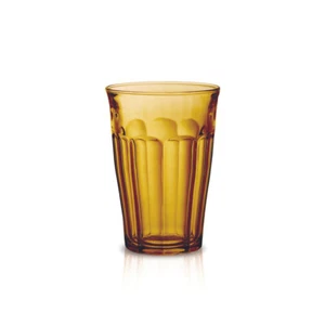 4pc Duralex Picardie 360ml Glass Highball Tumbler Drinking Cup Set Amber - Picture 1 of 1