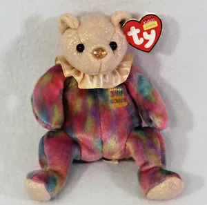 Ty Beanie Baby Oktober Geburtstag Plüsch OPAL 2001 Sitzsack Stofftier Spielzeug 7,5 Zoll - Bild 1 von 5