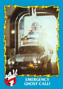 1989 Topps Ghostbusters #40 Emergency Ghost Call! Ecto-1 👻 - Picture 1 of 3