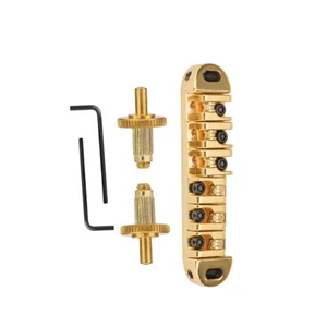Metal Roller Saddles Style Tune-O-Matic Bridge Height Adjustable for LP SG ES - Picture 1 of 6