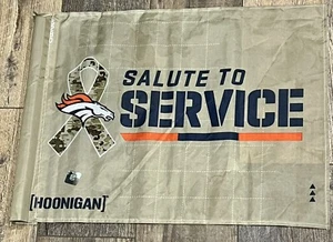 Salute To Service Denver Broncos Flag Hoonigan 22”x17” - Picture 1 of 5