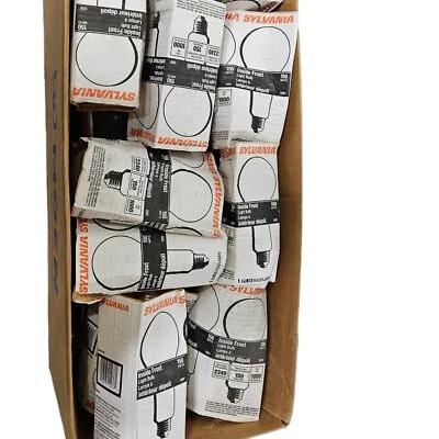 Lot 12x Sylvania 150W Inside Frost Light Bulb PS 25 - Image 1 of 3