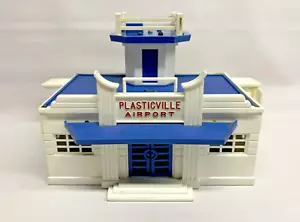 Vintage Plasticville AD-4 Flughafenverwaltungsgebäude für Teile oder Reparatur - Bild 1 von 13