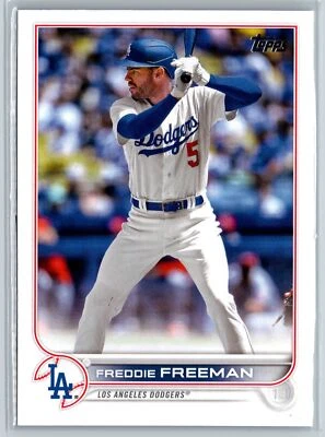 2022 Topps Update #US330 Freddie Freeman Los Angeles Dodgers - Image 1 of 2
