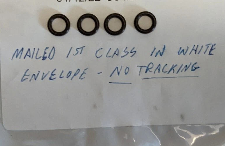 4 juntas tóricas Viton tablero 10 010 1/4" ID x 3/8 OD x 1/16, OD real 0,379" x W 0,07" Foto 1 de 1