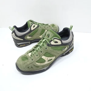Asolo Rhythm XCR Goretex Hiking Shoes Leather Waterproof Green Womens 9.5 - Picture 1 of 12