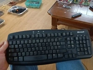 Microsoft Basic Keyboard 1.0A PS/2 Keyboard - Picture 1 of 9