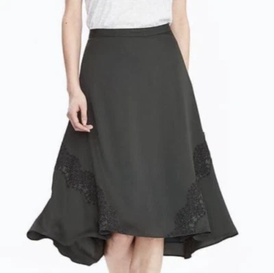 Pañuelo Banana Republic falda ribeteada de encaje talla 10 nuevo con etiquetas Foto 1 de 4