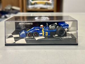 1:43 PMA Minichamps F1 racing car #3 Tyrrell P34 Jody Scheckter 1976 6-WHEELER