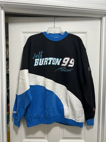 Jeff Burton NASCAR Racing Shirt Chase Authentics Crewneck Sweatshirt Vintage Cover