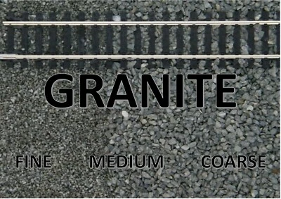 Model Railway Ballast, GRANITE, 1kg, 2kg, N, 00 Gauge, 1mm, 2mm, 3mm.. - Image 1 of 2