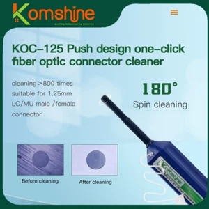 Limpiador de fibra óptica Komshine One Click KOC-125 1,25 mm para conector LC/MU - Imagen 1 de 6
