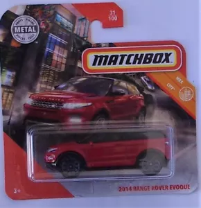 Matchbox 2014 Range Rover Evoque Red New in Blister 2019 - Picture 1 of 1