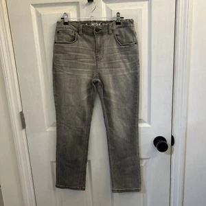 NEW Boys' Super-Stretch Slim Jeans - Cat & Jack, Gray, Size 14 - Picture 1 of 19