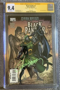 Black Panther #2 Dark Reign Marvel 2009 SHURI Doom CGC 9.4 SS J SCOTT CAMPBELL!! - Picture 1 of 6