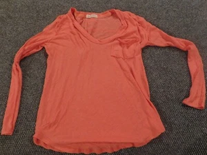 We the free Womens blouse small pink stretch top - Picture 1 of 12