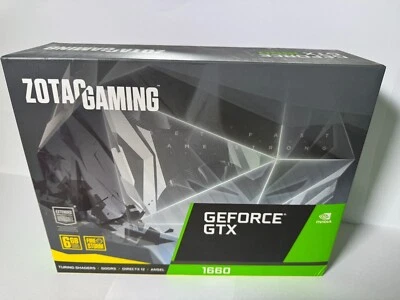 ZOTAC GAMING GEFORCE GTX 1660 TWIN FAN 6GB 192BIT GDDR5 New in sealed Box - Image 1 of 4