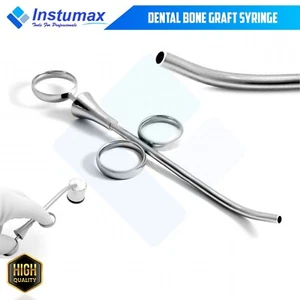 NEW BONE GRAFT SYRINGE IMPLANT DENTAL INSTRUMENTS GERMAN STAINLESS STEEL - Picture 1 of 3