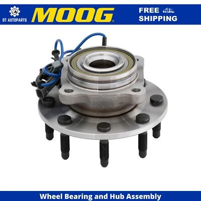 Conjunto de cojinete de rueda y buje delantero MOOG para Chevrolet Silverado 3500 HD 2007-2010 Foto 1 de 4